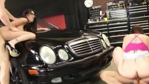 2 Hotties Fuck Their Mechanics