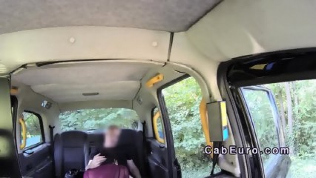 Bent Over Amateur Bangs Fake Taxi Driver Outdoor