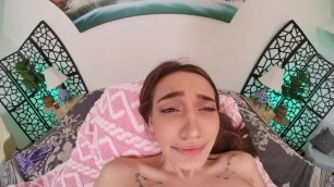 Brunette Nympho Rides Her Male Sex Doll in Virtual Reality