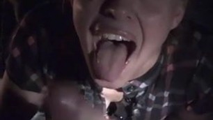 blowjob and fuck on a camping trip