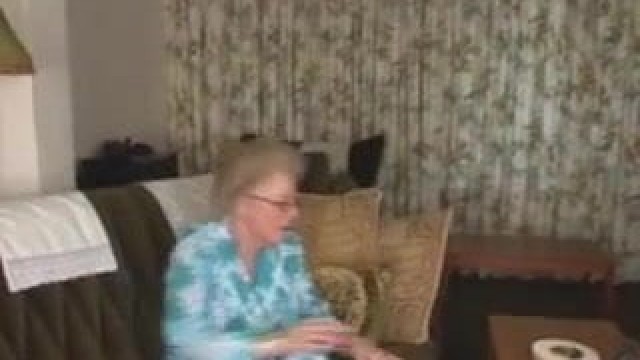 Hot Granny masturbating