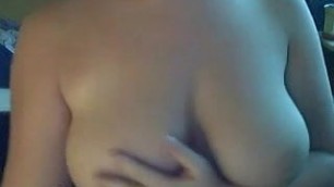 Busty Chubby Woman Masturbates for Webcam