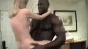 sexy blonde milf gets fucked by big black stud