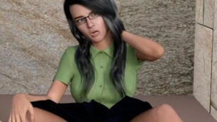 Retrieving The Past - Spreading Her Legs Without Realizing It