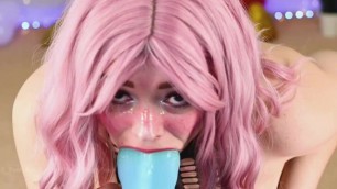 Stretching My Mouth and Throat With Huge Dildo | Deepthroat and Push Limits