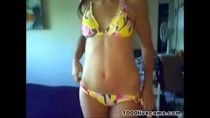 teasing amateur webcam girl