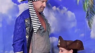 Hot MILF In Pirate Costume Sucks Her Captain’s Massive Dick