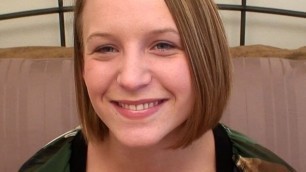 She is only 19 and can deepthroat a fat cock