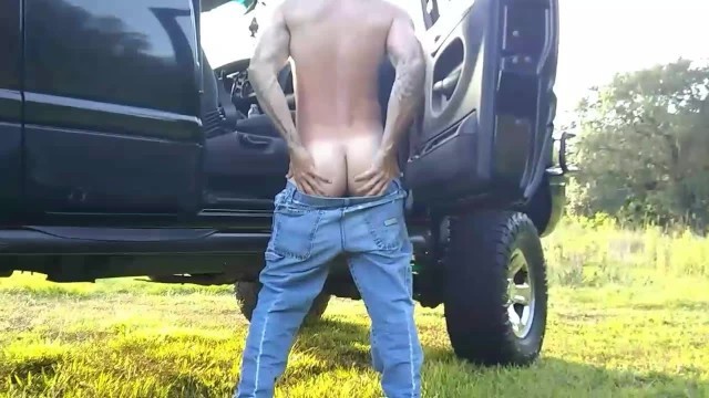 Hot Guy Jerkin off Outdoors,wife Enjoying Watching him Cum