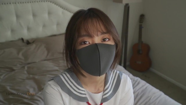 Fuck a Horny Chinese School Girl Wearing a Uniform after Interviewing