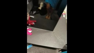 CUMMING IN PRIMARK CHANGING ROOM SO CREAMY PUSSY - AngyCums