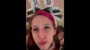 Piss Drinking Bunny Slut Loves her Favorite Drink - Lana Amira